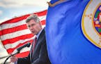 U.S. Rep. Erik Paulsen spoke at a celebration for the upcoming completion of Highway 610 in Maple Grove. ] GLEN STUBBE * gstubbe@startribune.com Thurs