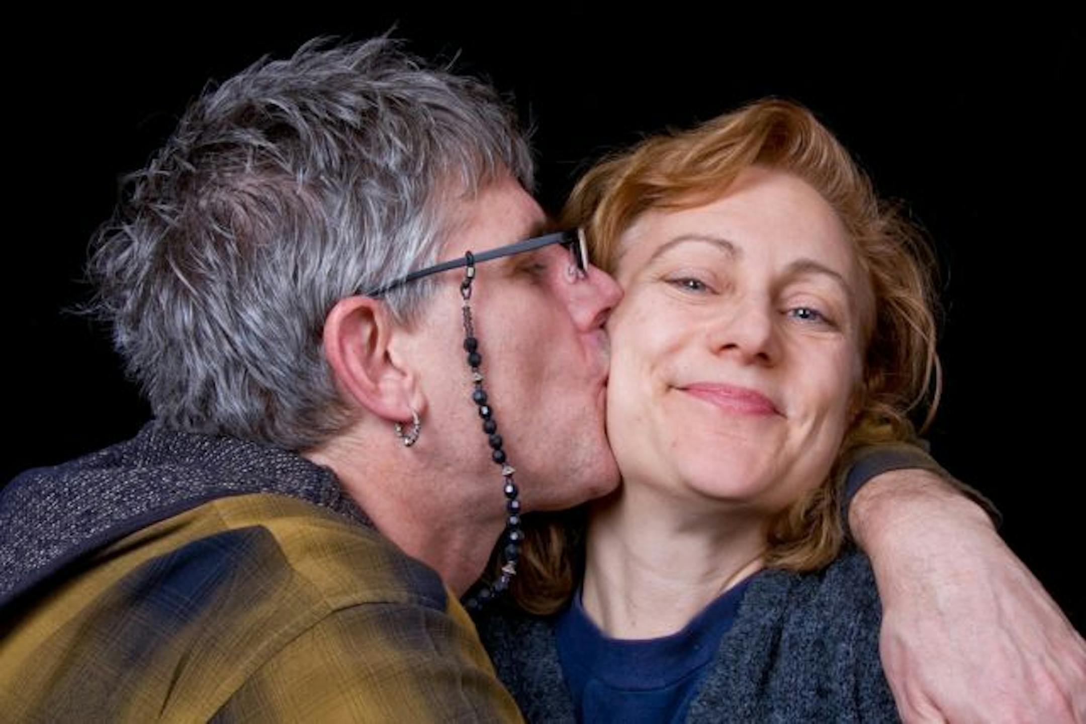 "David luvs Amy," 2008, from The Smooch! Project