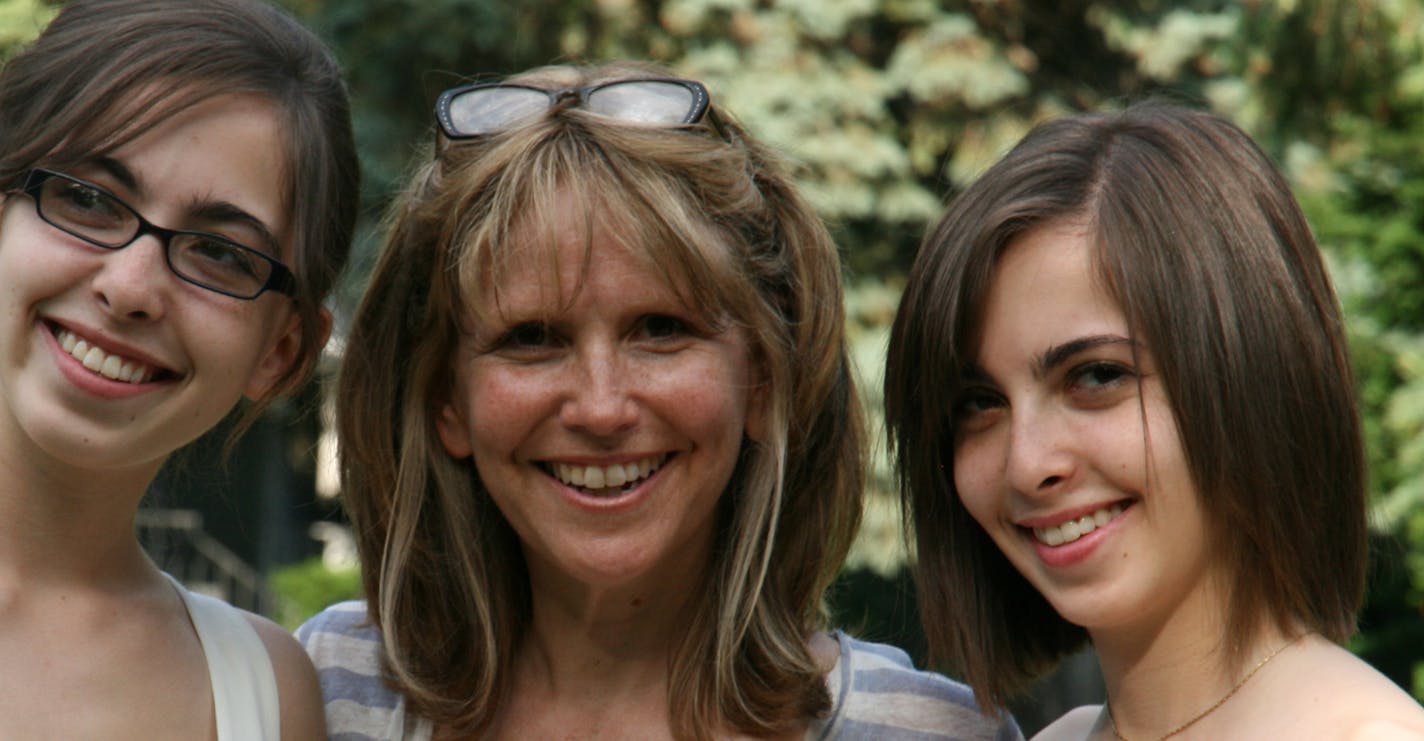 From L-R: Heather Upin, Stephanie Ross, Emily Upin. Ross, mother of the Upin girls, is the co-founder of the family-oriented sharing app High Low Glitter.