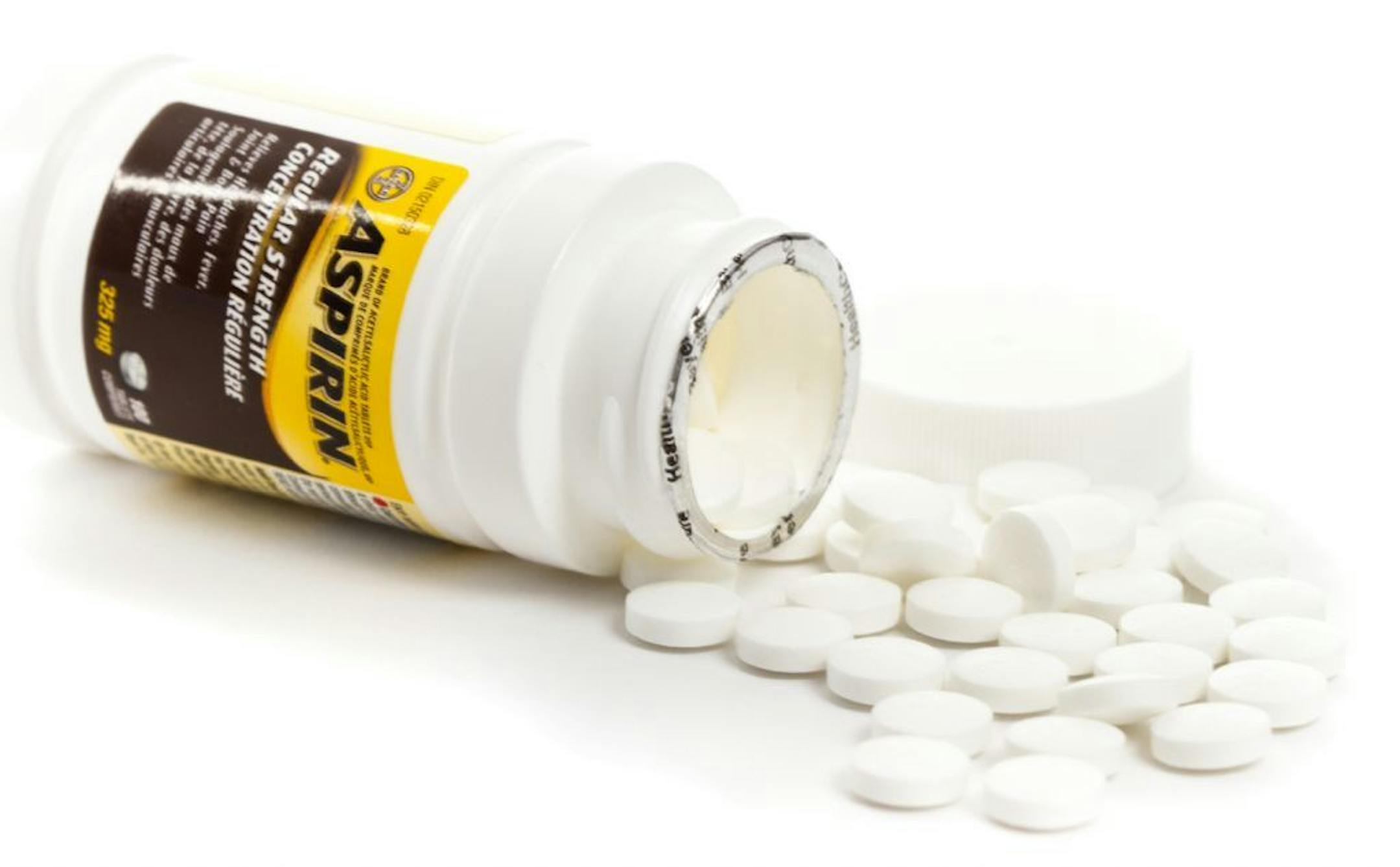 Bottle of aspirin