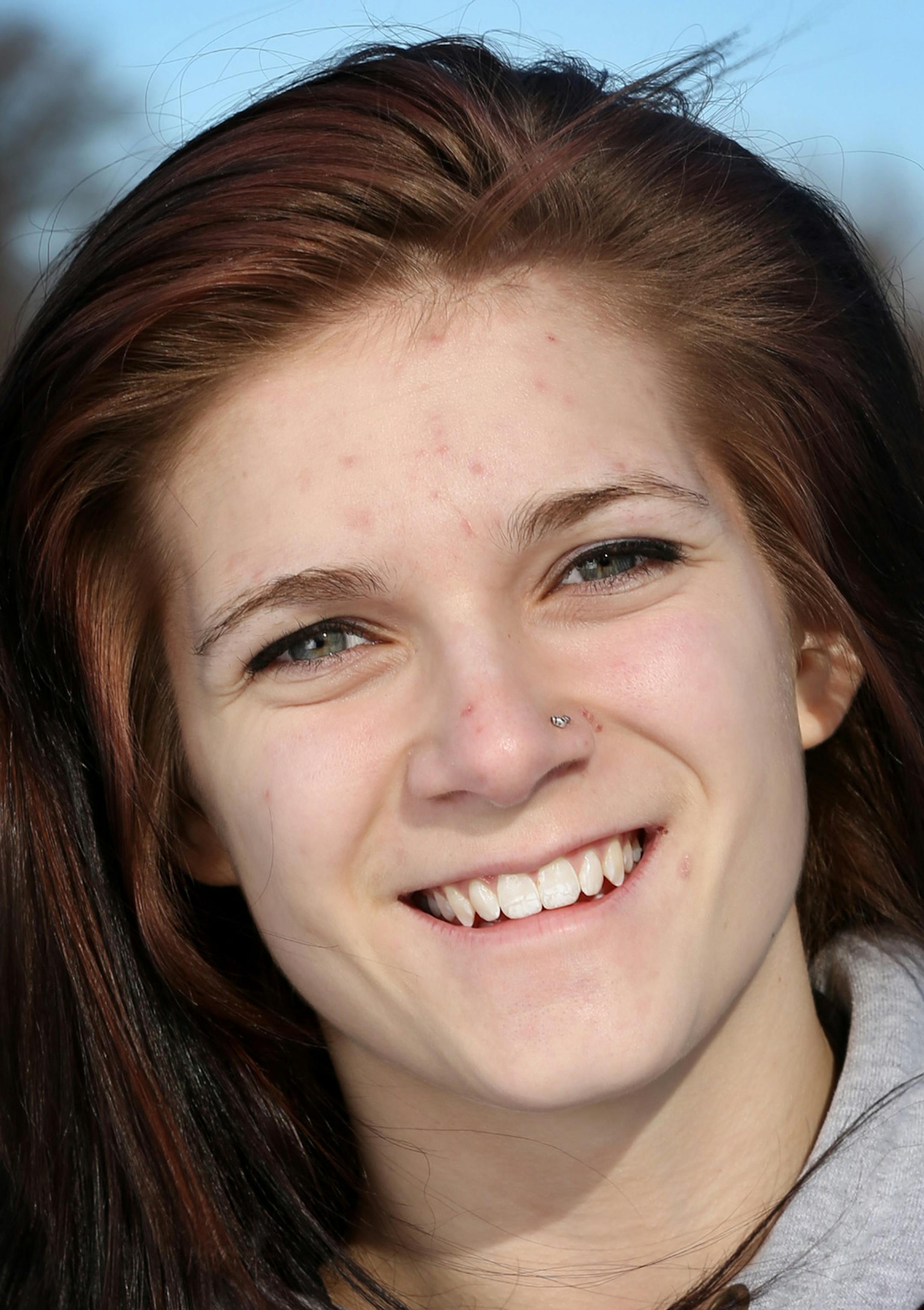 Portrait of Star Tribune All-Metro girls' hockey first team Molly Scarborough, Anoka Sunday Feb 07 2016 in Minneapolis,MN. ] Jerry Holt/Jerry.Holt@Startribune.com