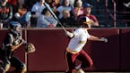 The Gophers' Maddie Houlihan was named Big Ten Freshman of the Week for the third time this season. She is hitting .331 with 10 home runs and 39 RBI. 