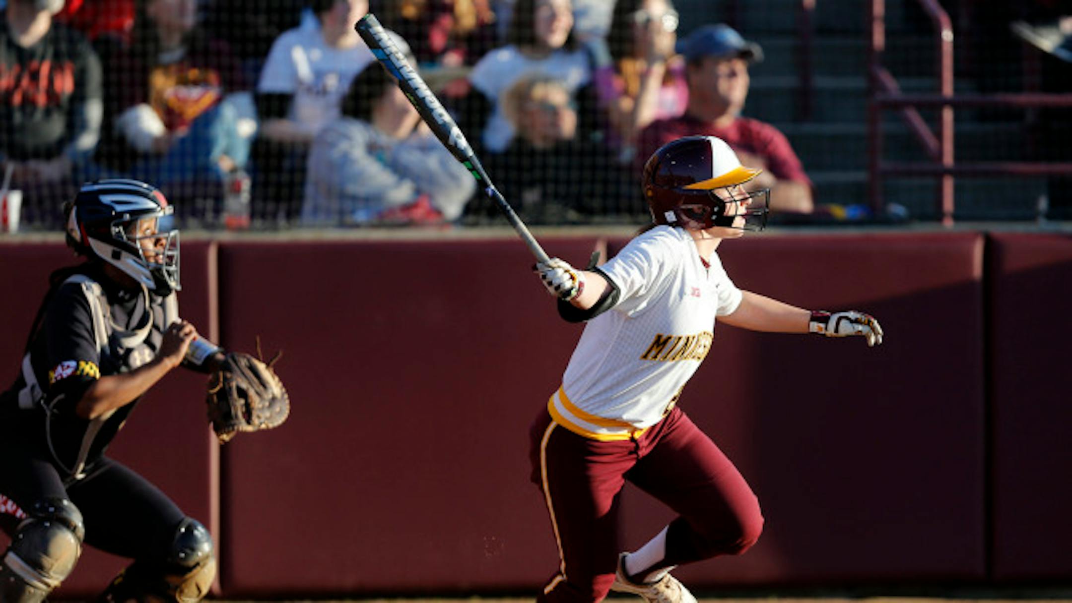 The Gophers' Maddie Houlihan was named Big Ten Freshman of the Week for the third time this season. She is hitting .331 with 10 home runs and 39 RBI. For more Gophers photos, go to gophersports.com.