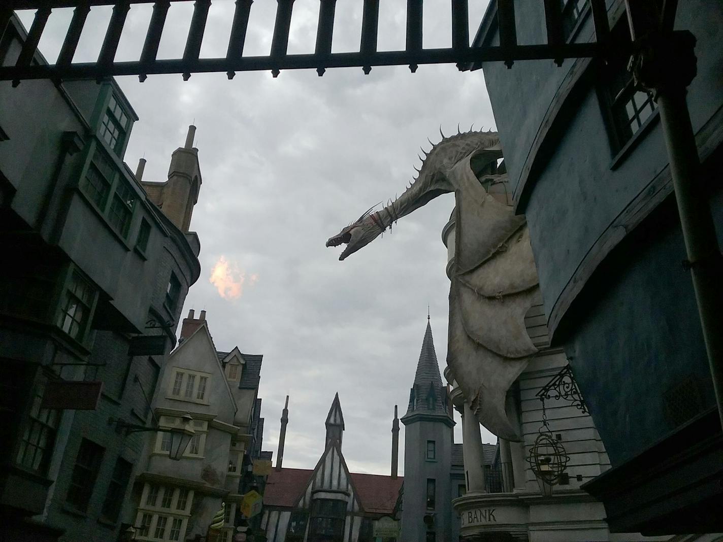 Magical creatures abound at The Wizarding World of Harry Potter, including one atop Gringotts Bank. By Frank Bures, special to the Star Tribune