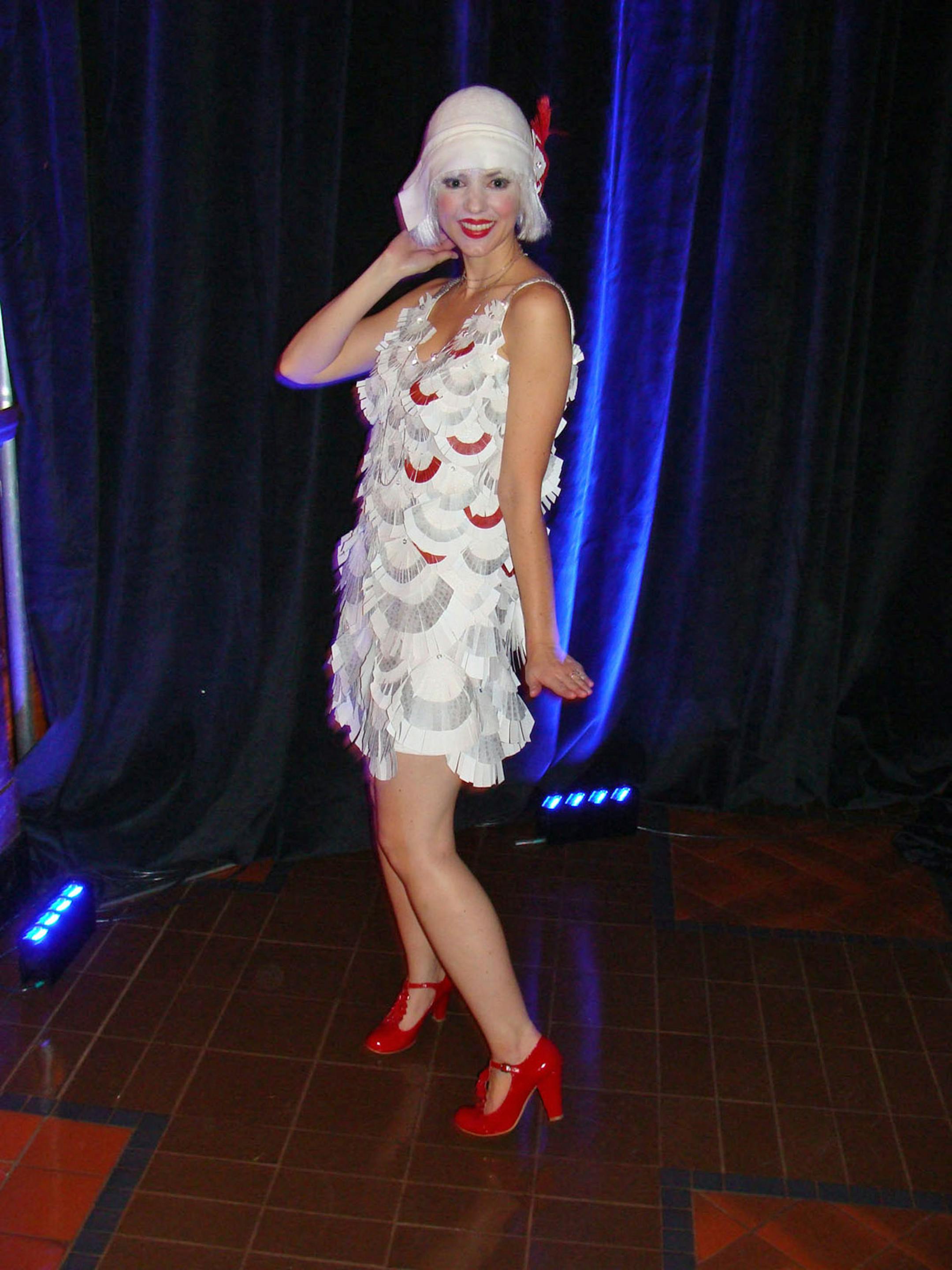 Megan Kennedy wears a design by RSP architects.