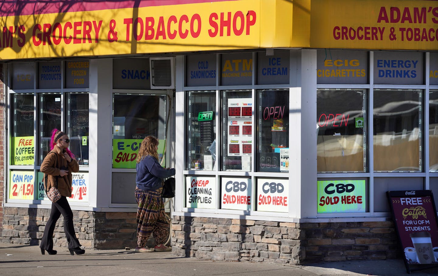 Steve's Grocery and Tobacco Shop at SE. 16th and Como avenues in Minneapolis sells CBD. Several state agencies share regulatory responsibilities for marijuana-related products now, and they are struggling to keep up.