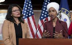 U.S. Reps. Ilhan Omar and Rashida Tlaib will host a news conference Monday, Aug. 19, in St. Paul to address travel restrictions to Palestine and Israe