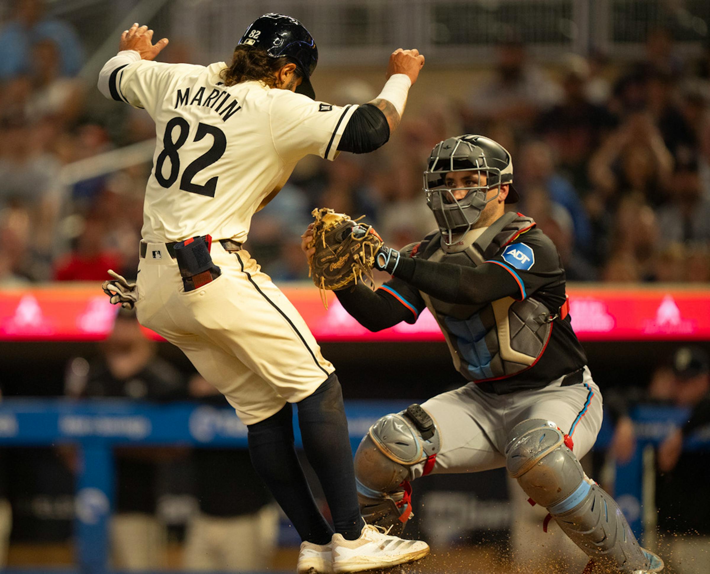 The Twins’ playoff hopes are on life support after a 13-inning loss to the 100-over Marlins