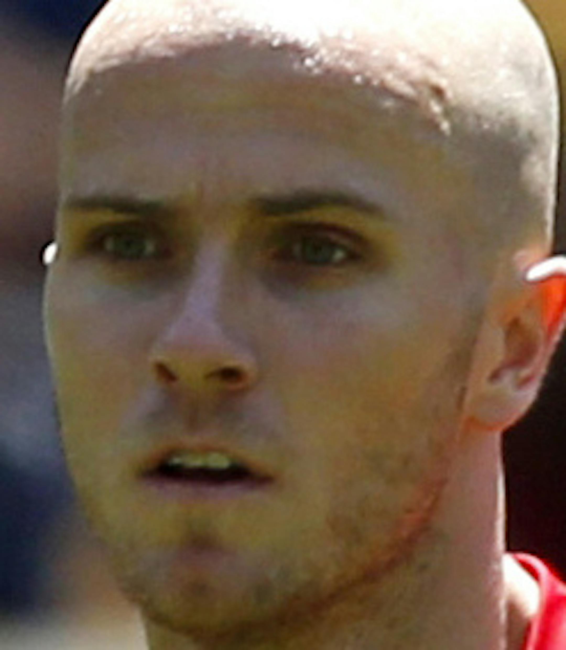 United States' Michael Bradley runs with the ball during an open workout, Saturday, May 31, 2014, in Harrison, N.J. The United States are scheduled to Turkey in an international friendly soccer game on Sunday. (AP Photo/Julio Cortez)