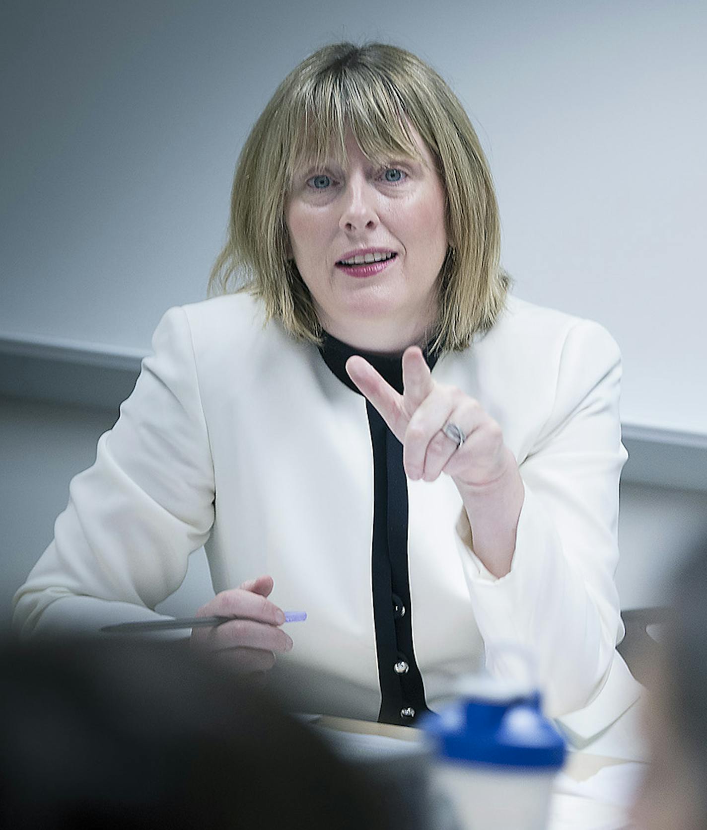 The University of Minnesota's newest regents professor Fionnuala Ni Aolain taught a law-school class called "Laws of War," at Walter Mondale Hall, Tuesday, October 3, 2017 in Minneapolis, MN. ] ELIZABETH FLORES &#xef; liz.flores@startribune.com