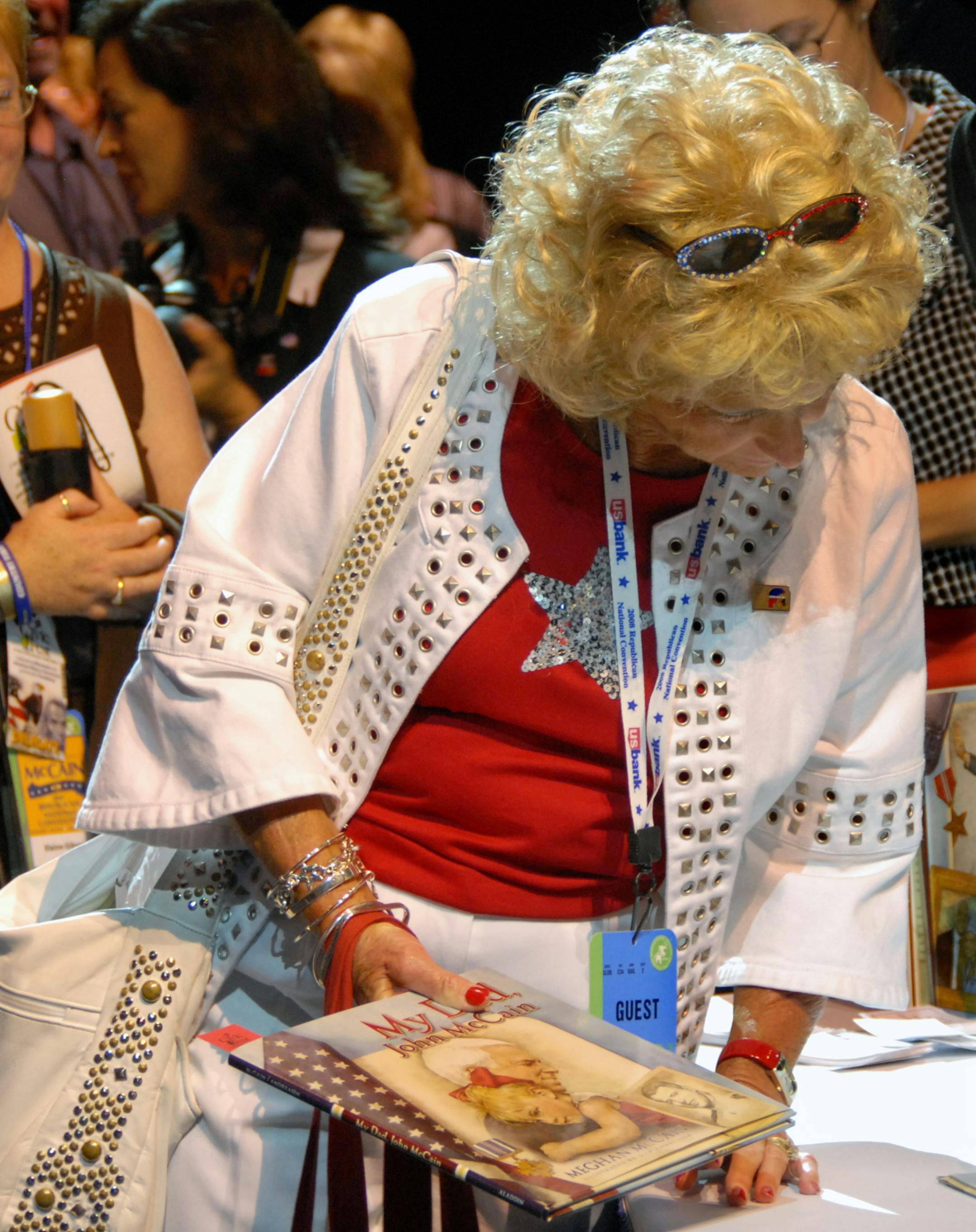 "GOP" fashions from CivicFest at the Minneapolis Convention Center.