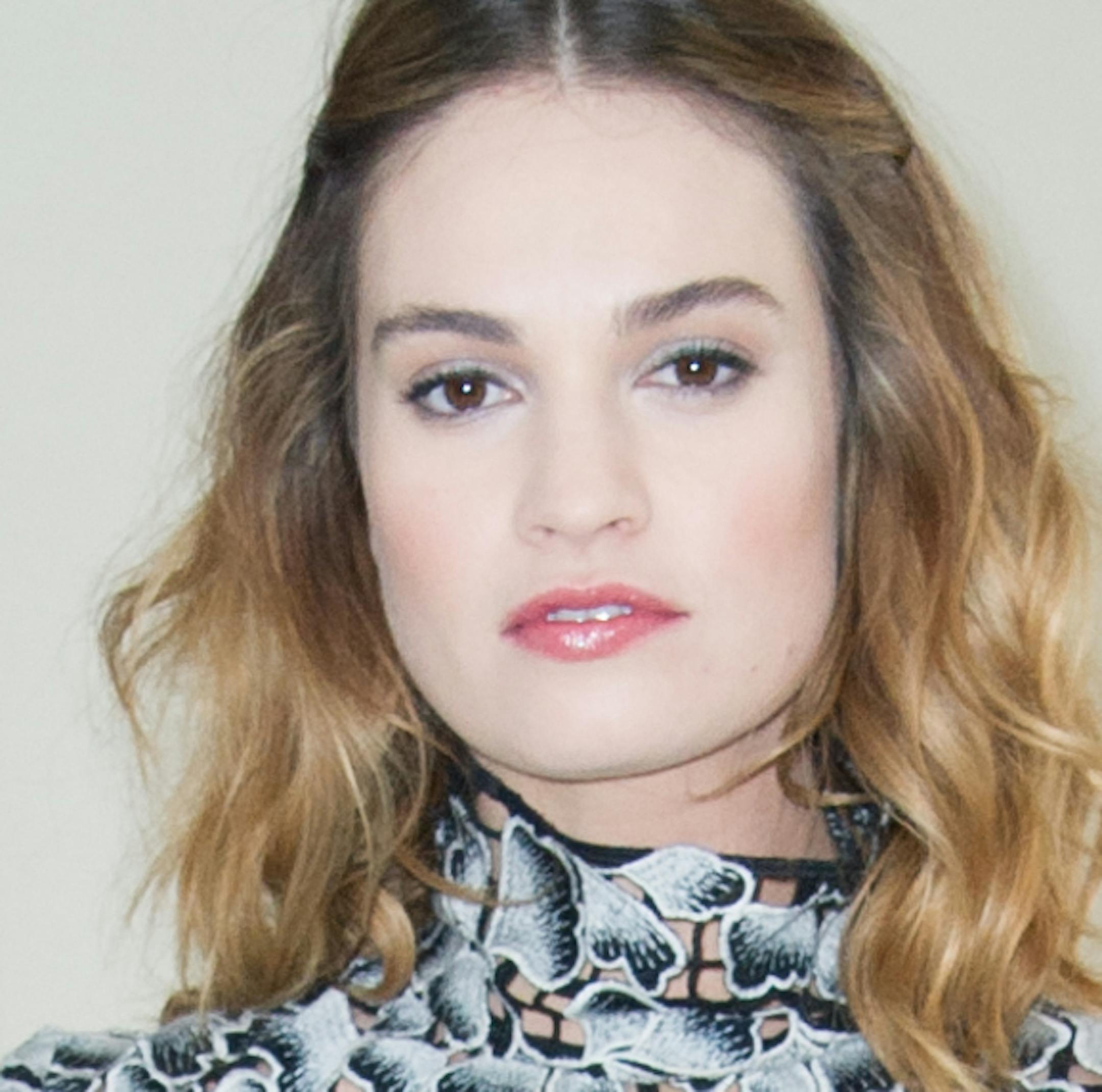 Lily James poses during a photo call for the film "Pride and Prejudice and Zombies" at The London Hotel on Friday, Jan. 22, 2016, in West Hollywood, Calif. (Photo by Richard Shotwell/Invision/AP)