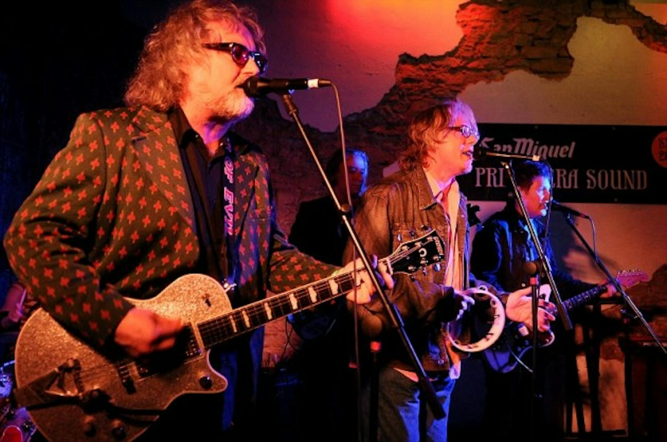 The Baseball Project at South by Southwest with guest singer Mike Mills, who is filling in for Peter Buck on tour and still crying about the '91 series. / Photo by Tony Nelson