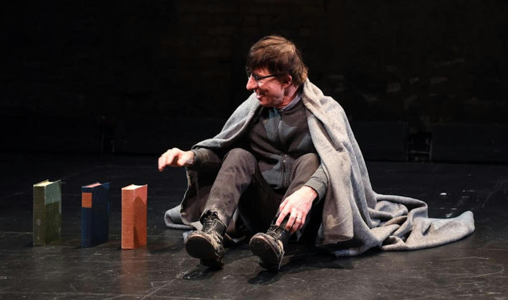 Steven Epp plays multiple roles in the Moving Company's "What If."