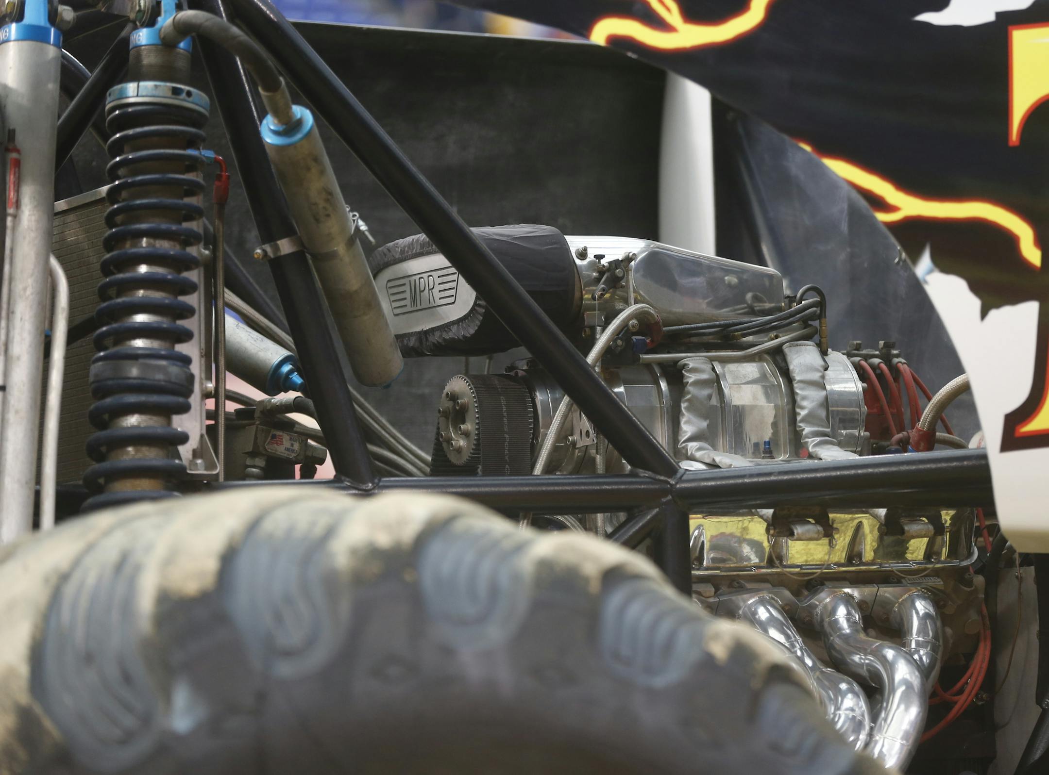 At the Metrodome where the last monster truck rally is being held before the building is demolished, the Thunder 4X4 has 1300 horse power.]richard tsong-taatarii/rtsong-taatarii@startribune.com