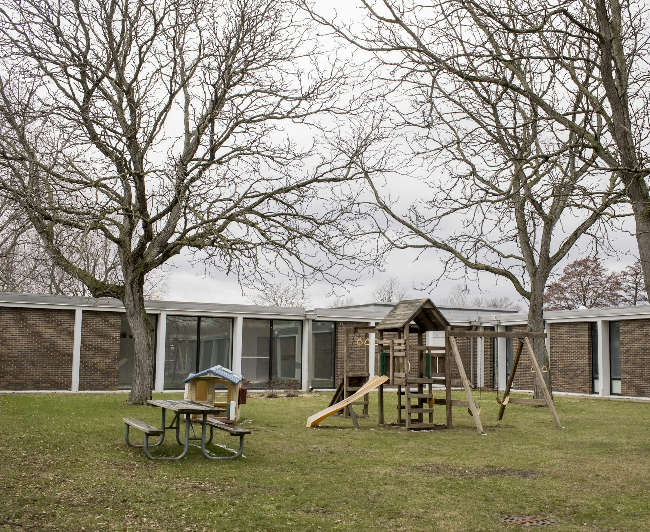 Moms and Babies program participants have access to playground equipment at the Decatur Correctional Center in Decatur, Ill. MUST CREDIT: photo for The Washington Post by Whitney Curtis.