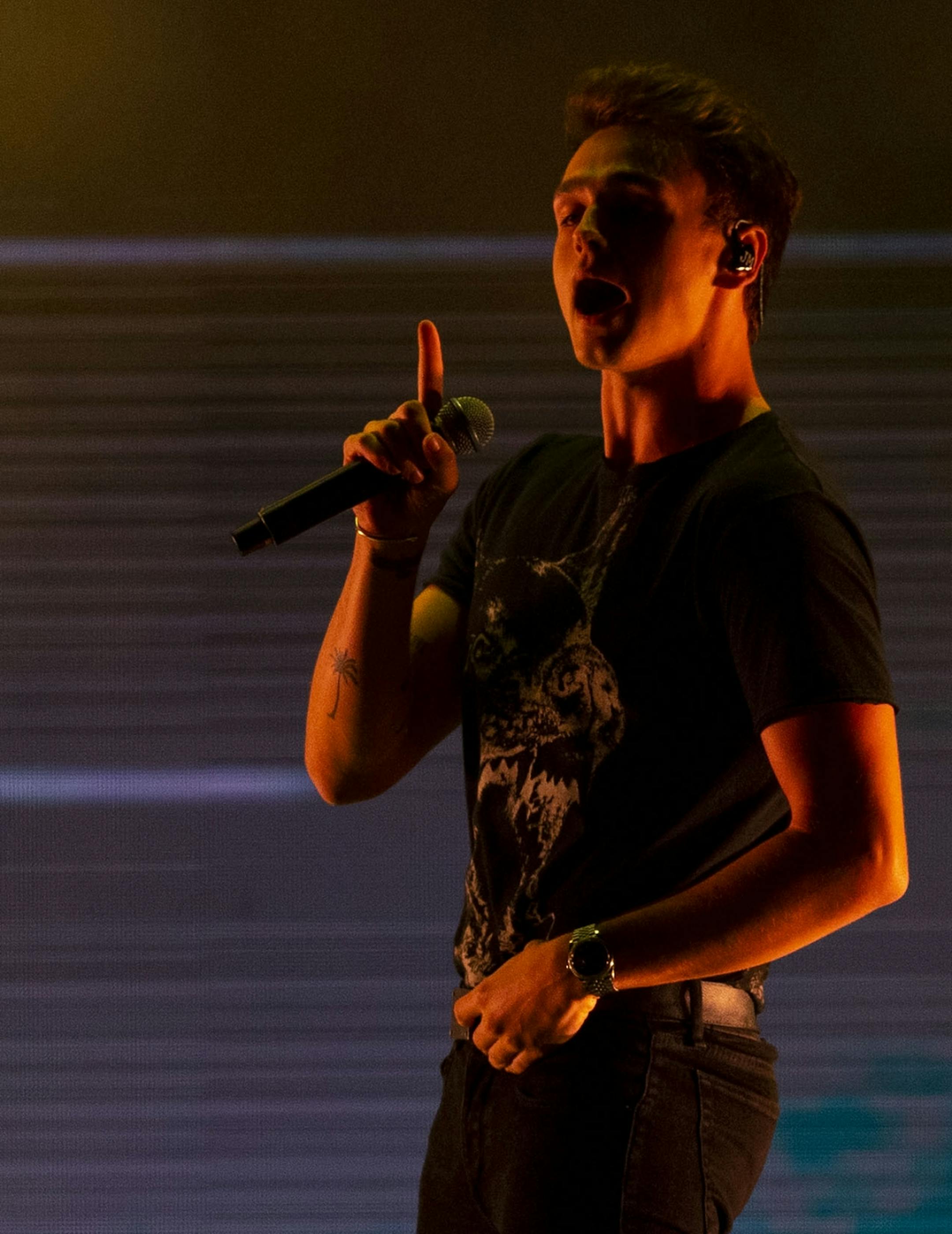 Jonah Marais of the boy band Why Don't We performed with the group in front of thousands of screaming young fans at the grandstand on Friday night. Marais is from Stillwater and used to work at the State Fair.