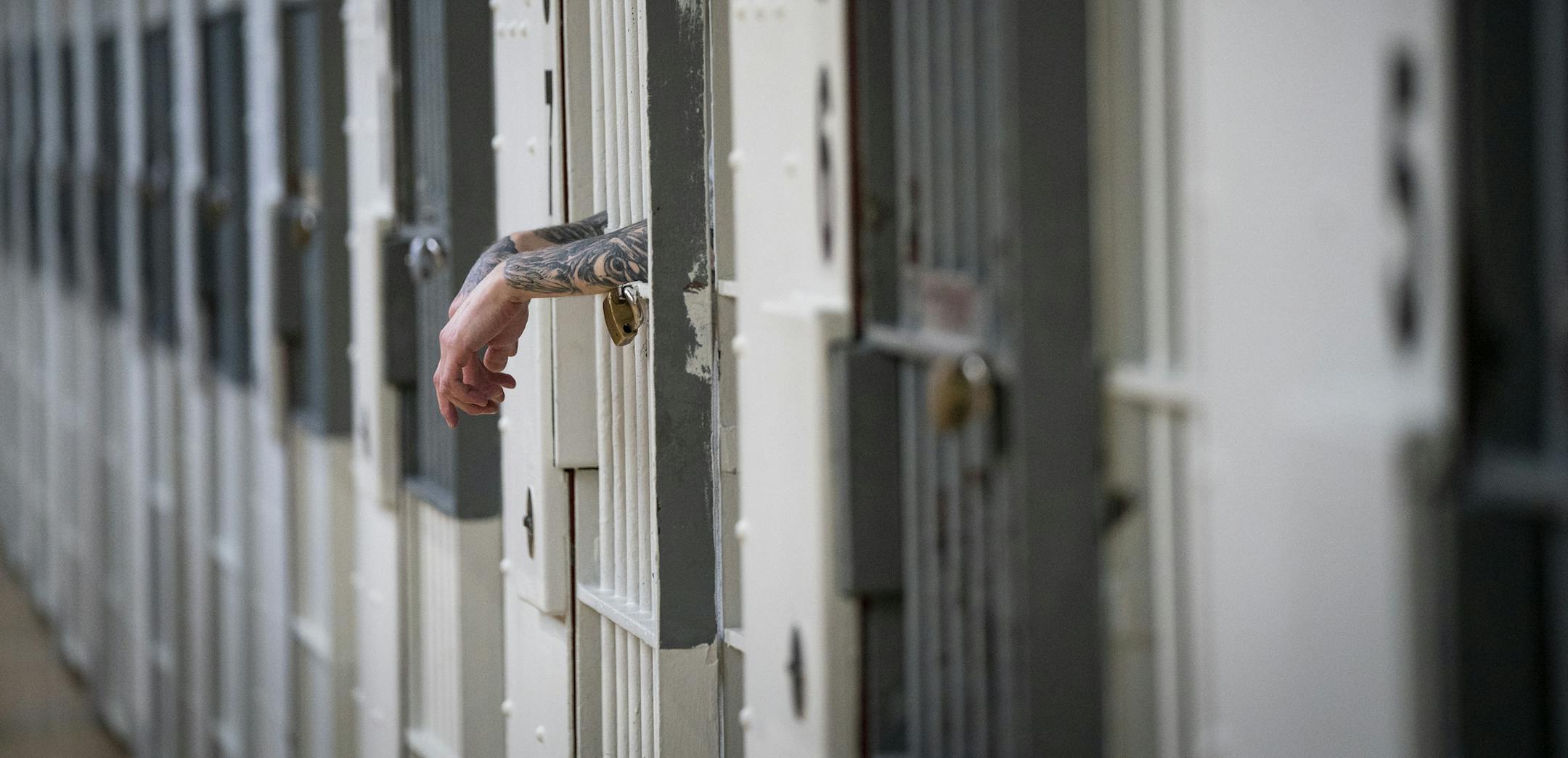 Prison inmates are on lockdown inside A Cell Hall as media and Minnesota State Legislators tour the Minnesota Correctional Facility in Stillwater. ] LEILA NAVIDI ¥ leila.navidi@startribune.com BACKGROUND INFORMATION: Members of the Minnesota House of Representatives Corrections Subcommittee tour the Minnesota Correctional Facility in Stillwater on Friday, January 25, 2019.