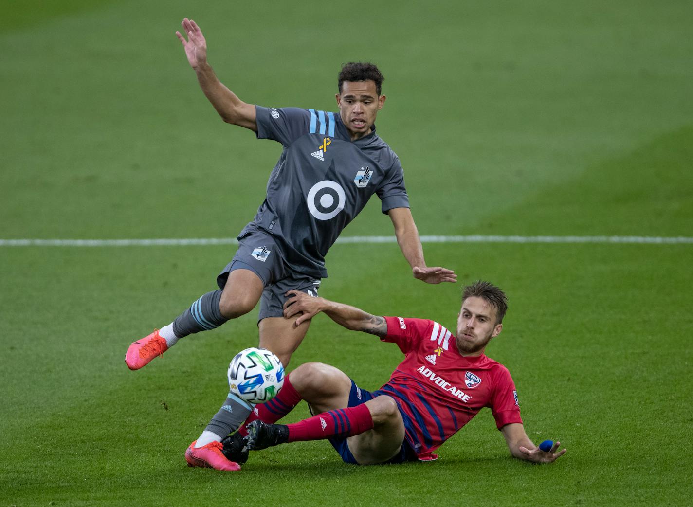 Hassani Dotson of Minnesota United