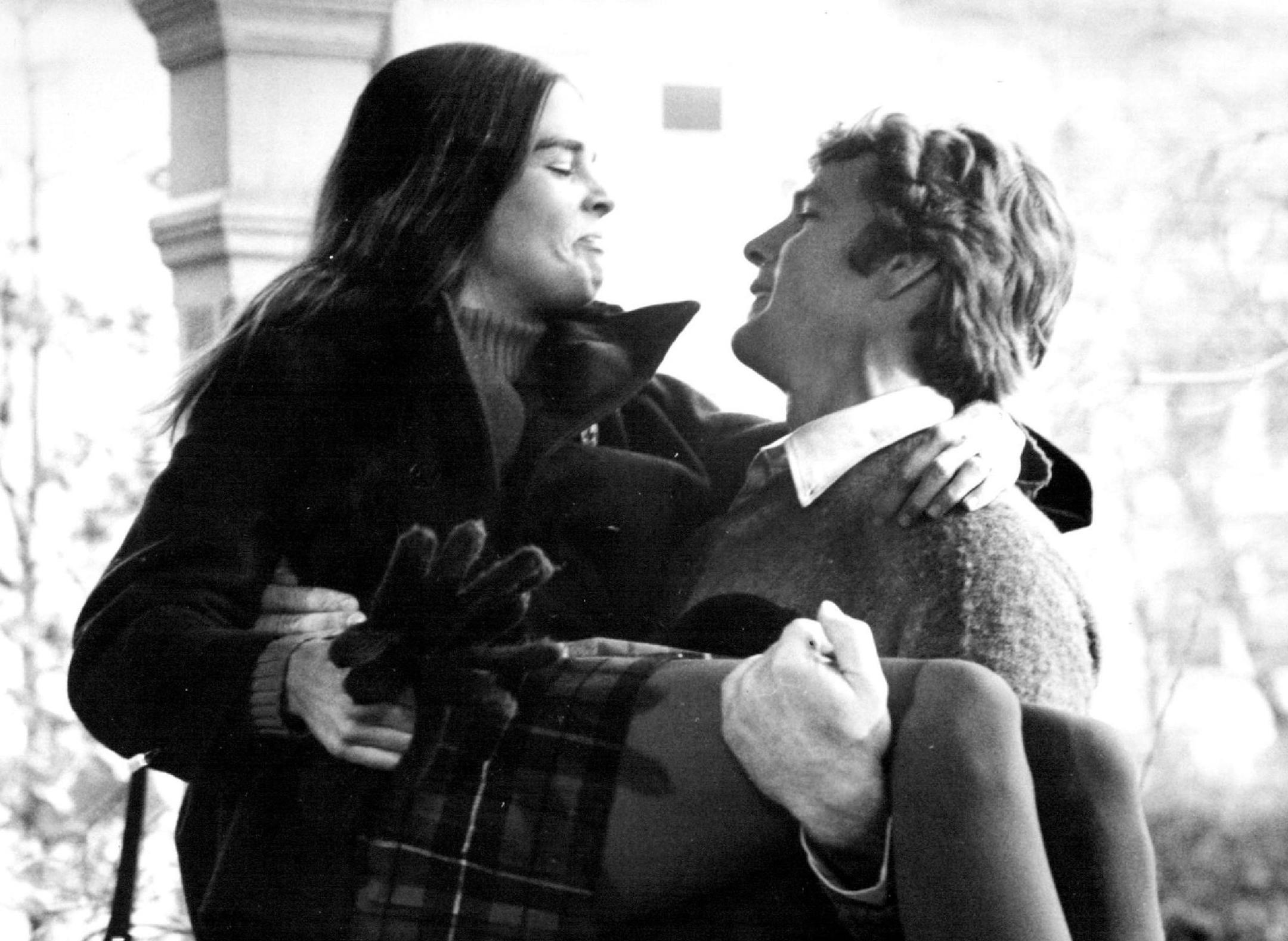 January 10, 1971 Ali McGraw and Ryan O'Neal in a scene from "Love Story." "Love Story" A Howard G. Minsky - Arthur Hiller Production Paramount Picture; Minneapolis Star Tribune