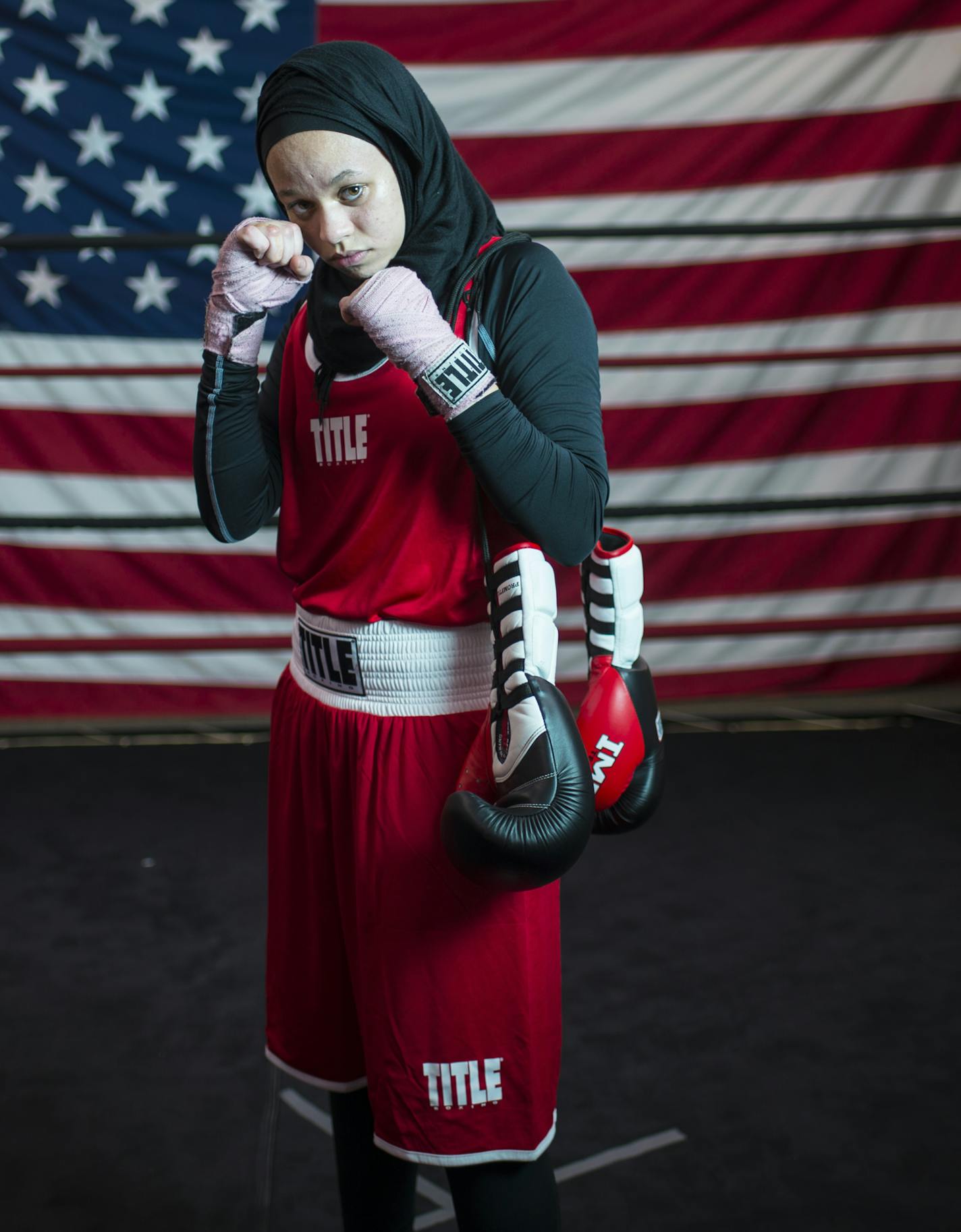 Amaiya Zafar was photographed at Sir. Cerresso Fort Boxing in St. Paul wearing an outfit similar to what she'd wear if allowed to compete. If allowed to compete, she'd wear a tighter-fitting hijab that she made herself. ] Aaron Lavinsky &#x2022; aaron.lavinsky@startribune.com 15-year-old Amaiya Zafar from Oakdale, Minn., is seeking to compete for the first time in a USA Boxing-sanctioned event this Friday in Duluth. She's asking USA Boxing and the United States Olympic Committee (USOC) to allow