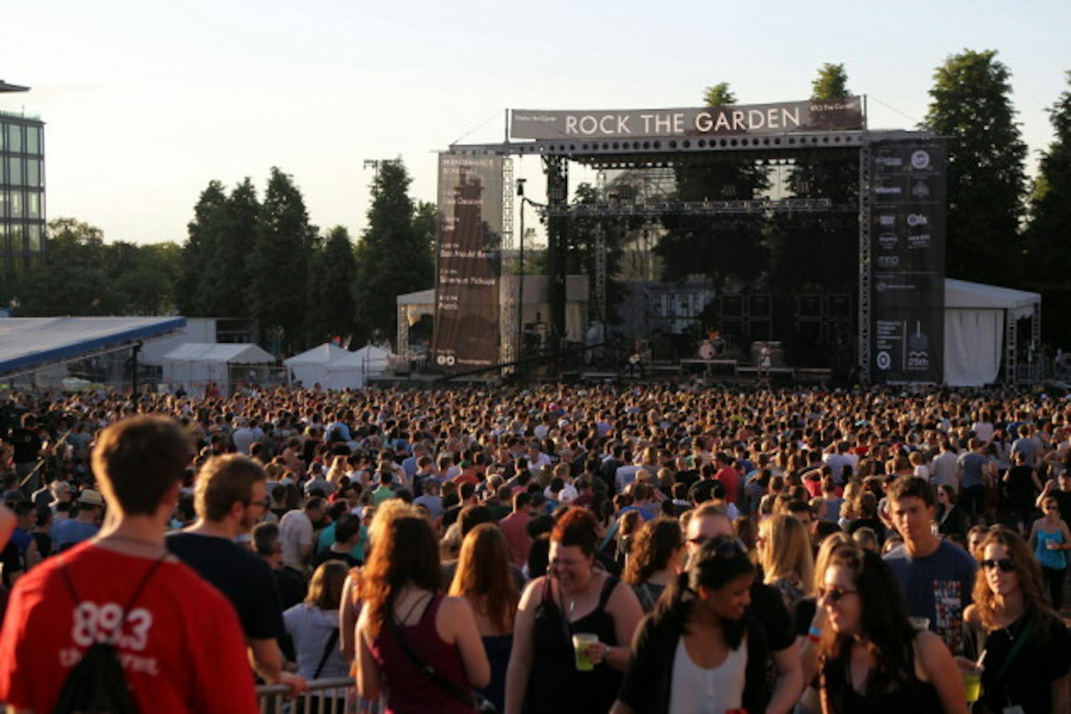 Saturday's crowd of 11,000 was uncommonly large for all five bands that played Rock the Garden 2013. / Photos by Anna Reed, Star Tribune