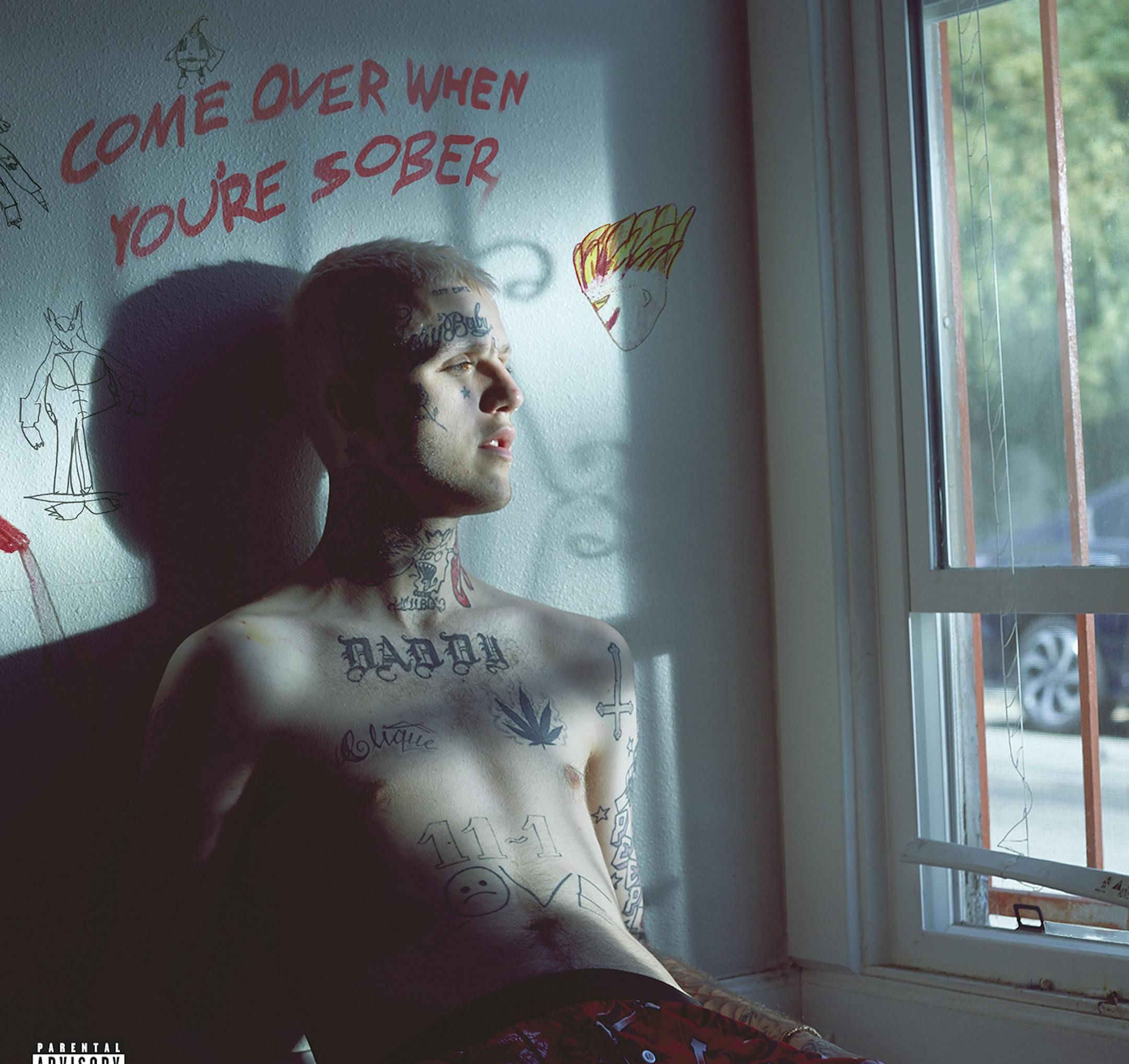 This cover image released by Columbia shows "Come Over When You're Sober Pt 2," a release by Lil Peep. (Columbia via AP)