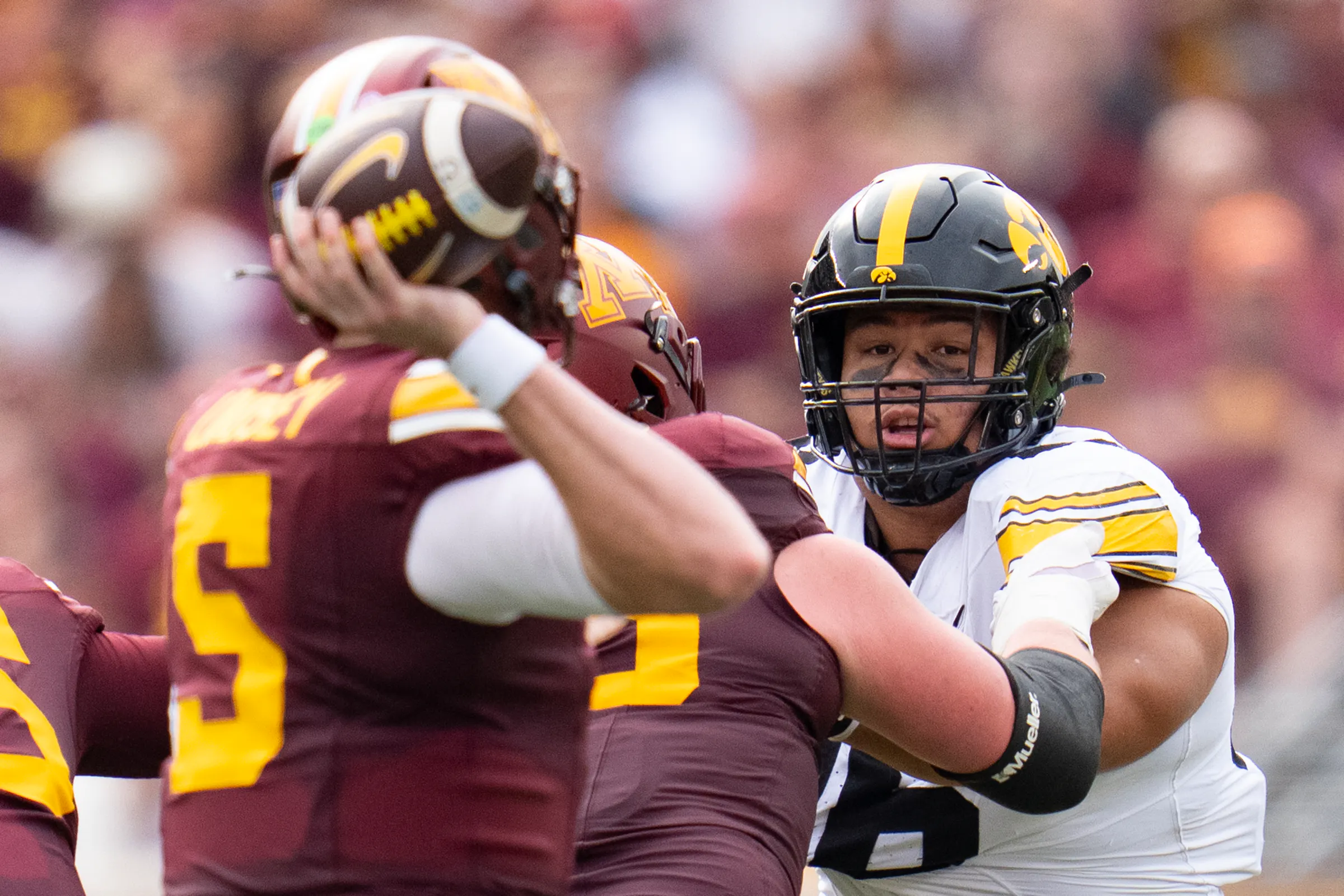 This Minnesota native has Gophers in his blood, but he's making his mark at Iowa