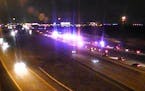 Authorities responded to the crash on Interstate 494 near the airport and the Mall of America on Friday night.