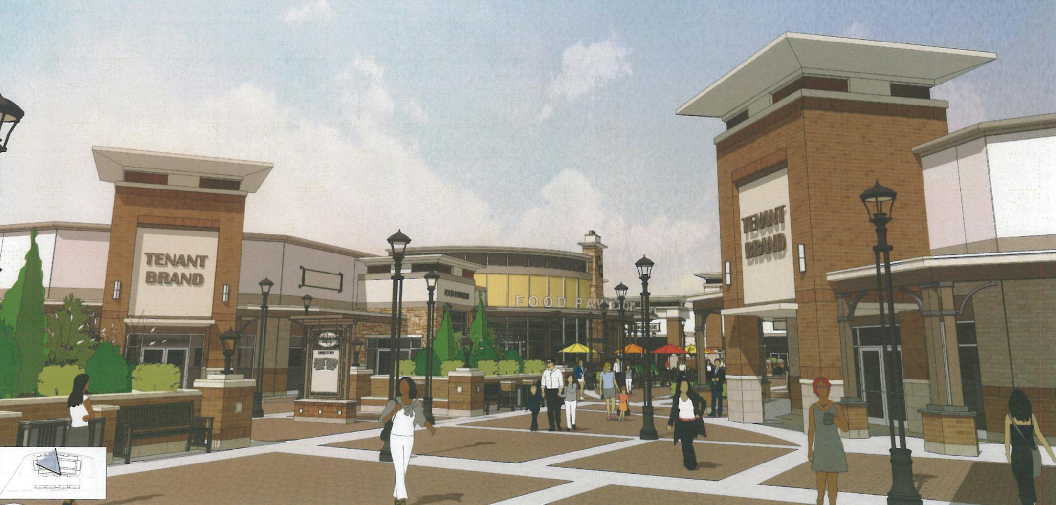 Paragon Outlets of Cedar Grove Hwy. 13 between Cedar Avenue and Rahn Road, Eagan Rendering: Dalpos Architects ORG XMIT: MIN1210241704502248