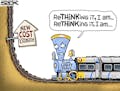 Sack cartoon: Southwest LRT challenges