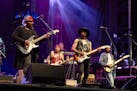 A Prince tribute featured Andre Cymone, Dez Dickerson and Wyclef Jean at Auditorium Shores on March 17 in Austin, Texas, during the 2017 South by Sout