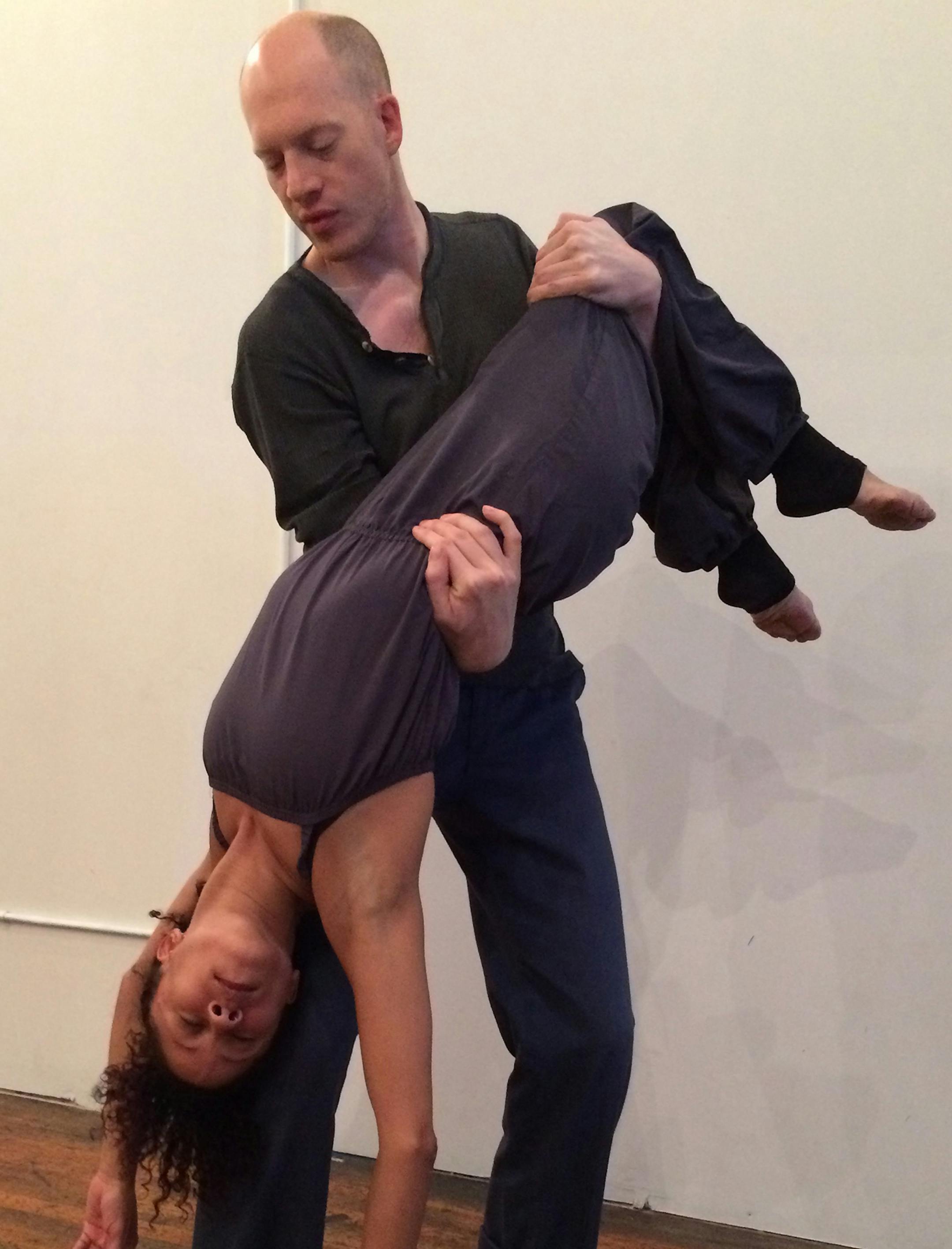 Minneapolis Music Company "Davilish Daces" rehearsal with Noah Bremer and Stephanie Fellner.