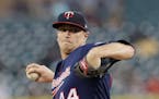 Twins starting pitcher Kyle Gibson