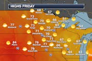 Another Mainly Sunny Day Ahead Friday - Warm Start To October This Weekend