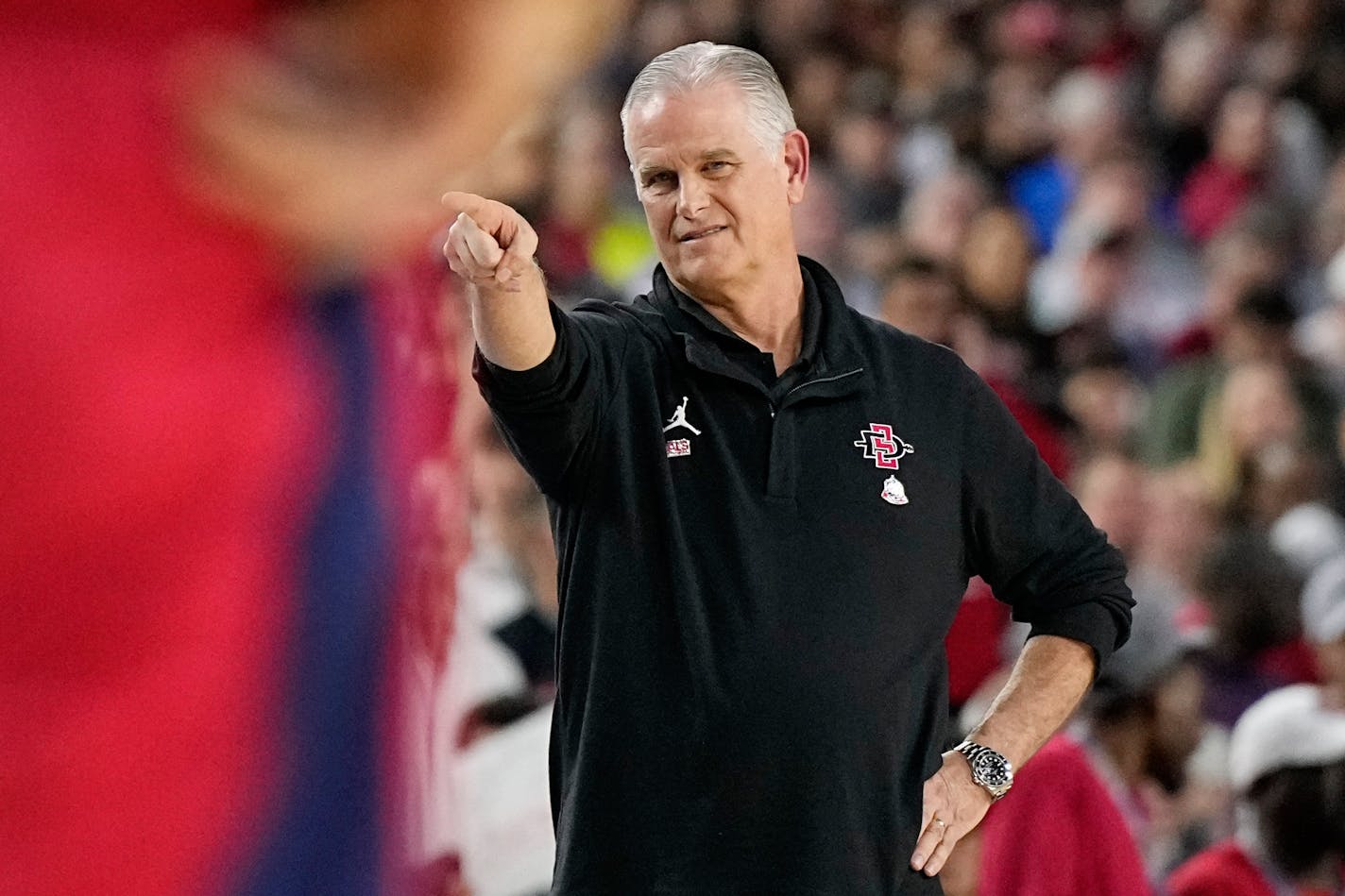 San Diego State head coach Brian Dutcher