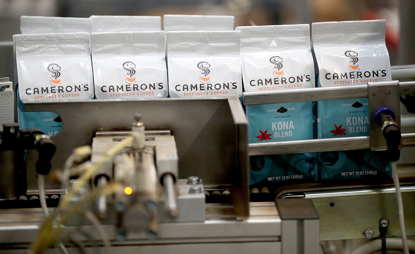 Cameron's Coffee has been sold to Columbian conglomerate Grupo Nutresa S.A. Shown here is the company's coffee processing and packaging facility in Shakopee. (ELIZABETH FLORES/STAR TRIBUNE)