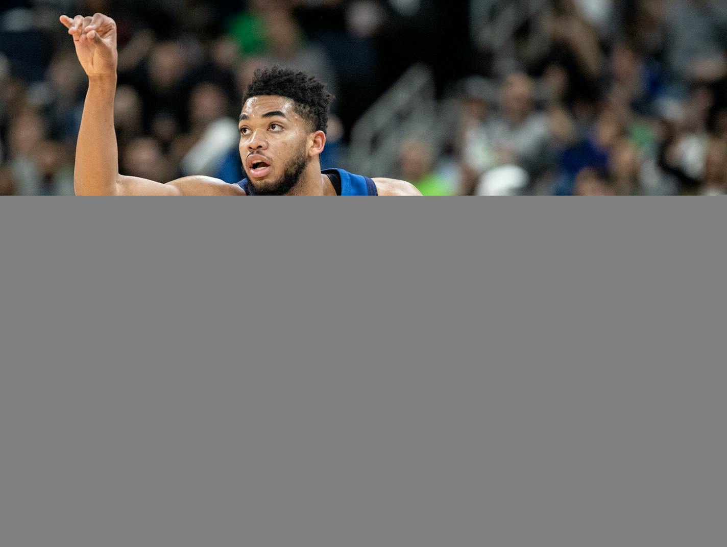 Wolves All-Star center Karl-Anthony Towns finished with 18 points, 16 rebounds and three assists in Game 3 in a first-round playoff series against the Rockets on Saturday, after scoring only 13 points combined in Games 1 and 2.