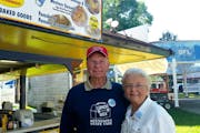 Lee and Bev Bahr, owners of the Lunch Box diner