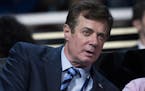 Paul Manafort on July 19, 2016, on the floor of the Quicken Loans Arena at the Republican National Convention in Cleveland, Ohio.