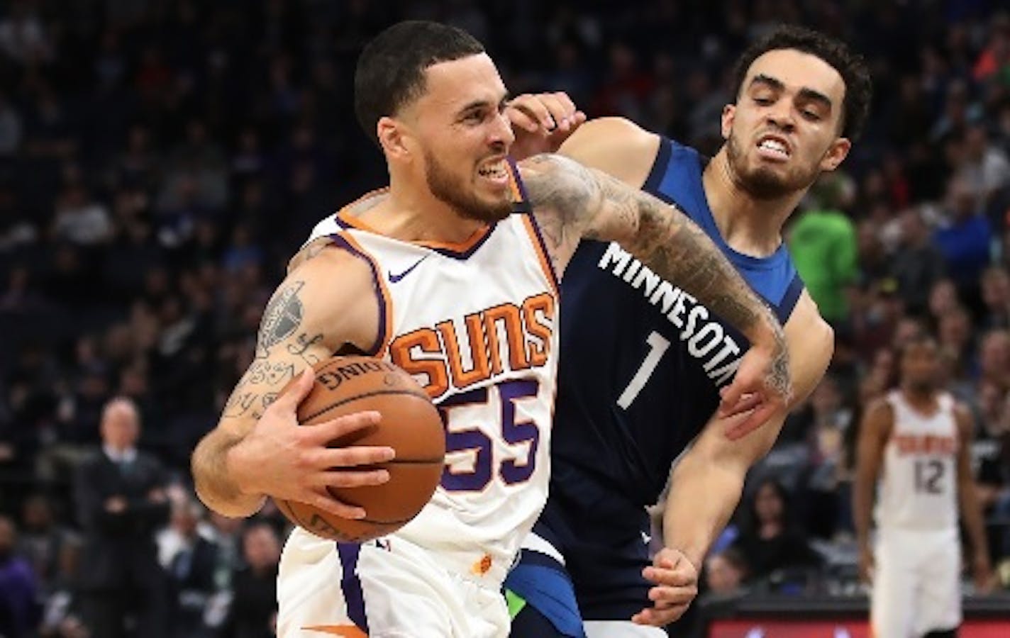 Timberwolves guard Tyus Jones had a career high seven steals against Phoenix on Sunday. The third-year guard also scored nine points in 39 minutes in his first NBA start.