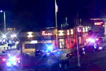 A fight occurred Thursday outside a Chick-fil-A in Roseville.