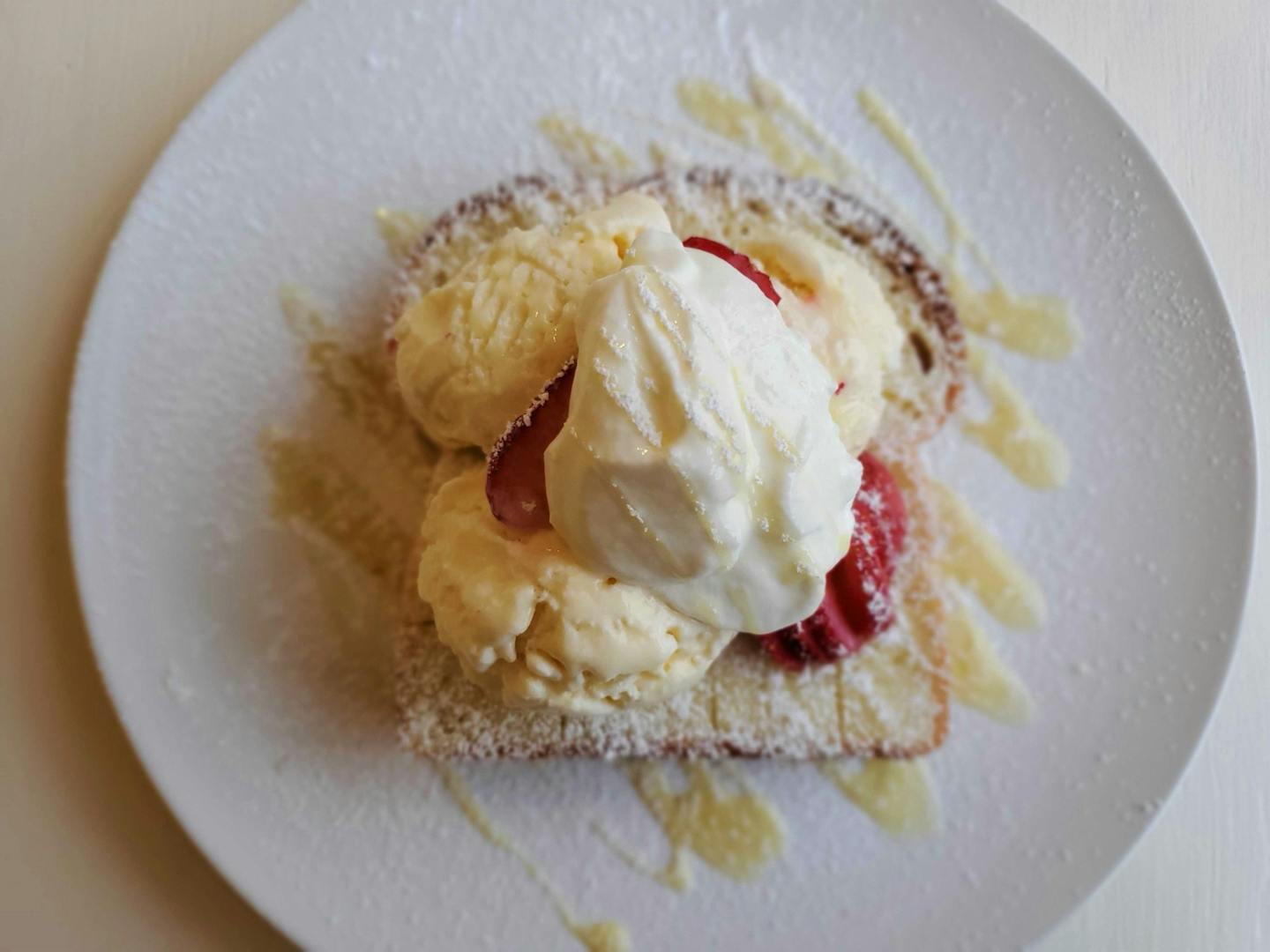 Honey toast at Thirty-Six Cafe in St. Paul