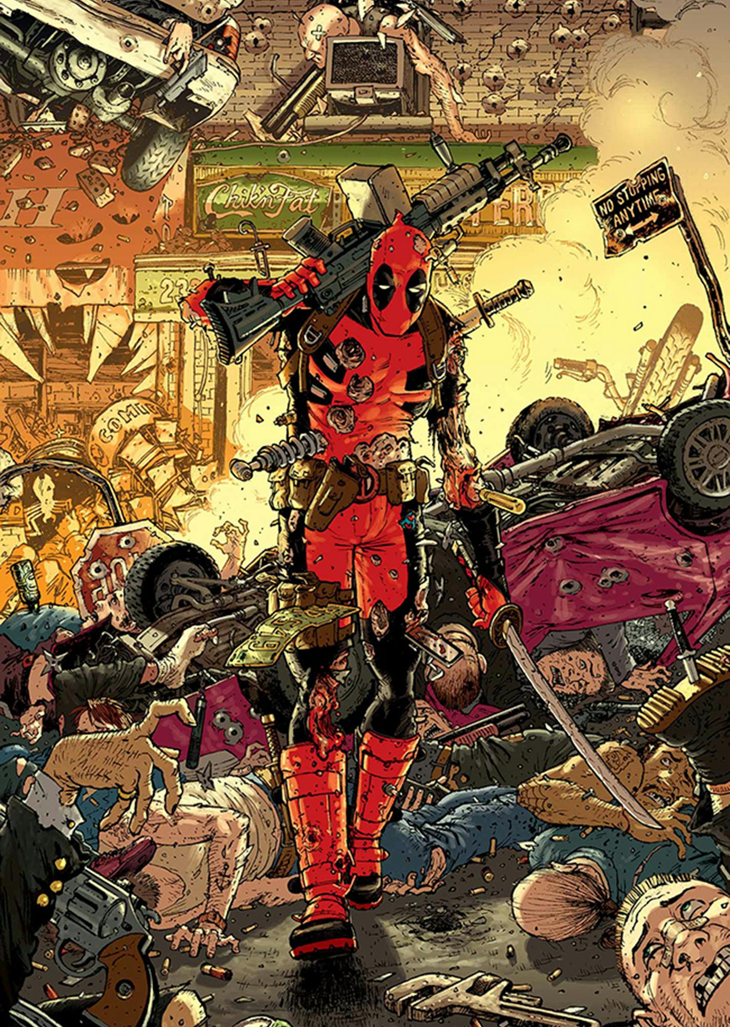 Deadpool stars in multiple Marvel Comics, where he is frequently shot, stabbed, beheaded and blown to smithereens...but he gets better. (Photo courtesy Marvel Entertainment/TNS)