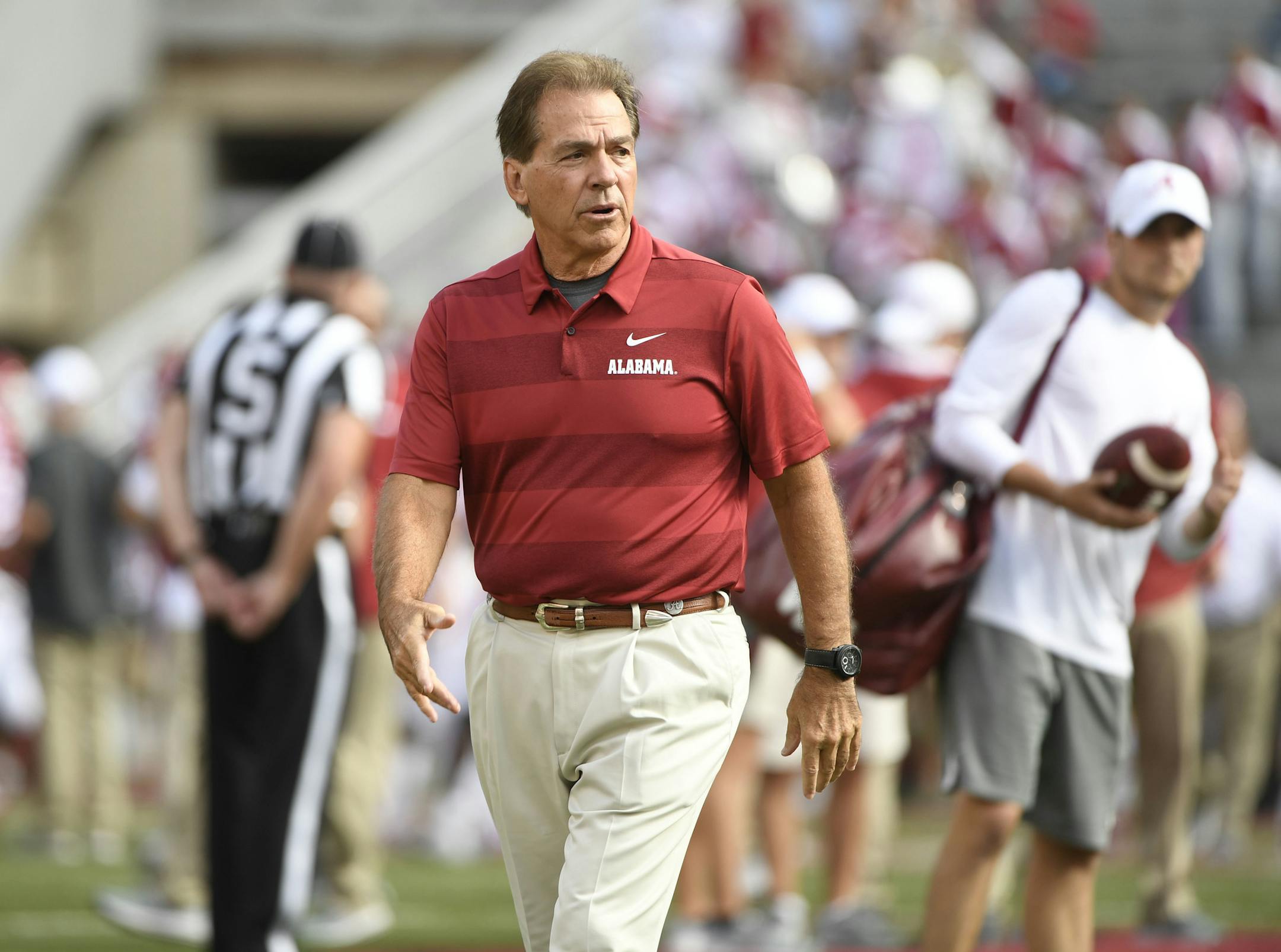 Alabama coach Nick Saban