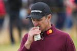 Justin Rose, snacking while he contended for the British Open championship Sunday at Royal Troon, withdrew Monday from the 3M Open in Blaine this week