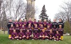 The 2003 Concordia College soccer team. Coach Jim Cella is in the top right on the right.
