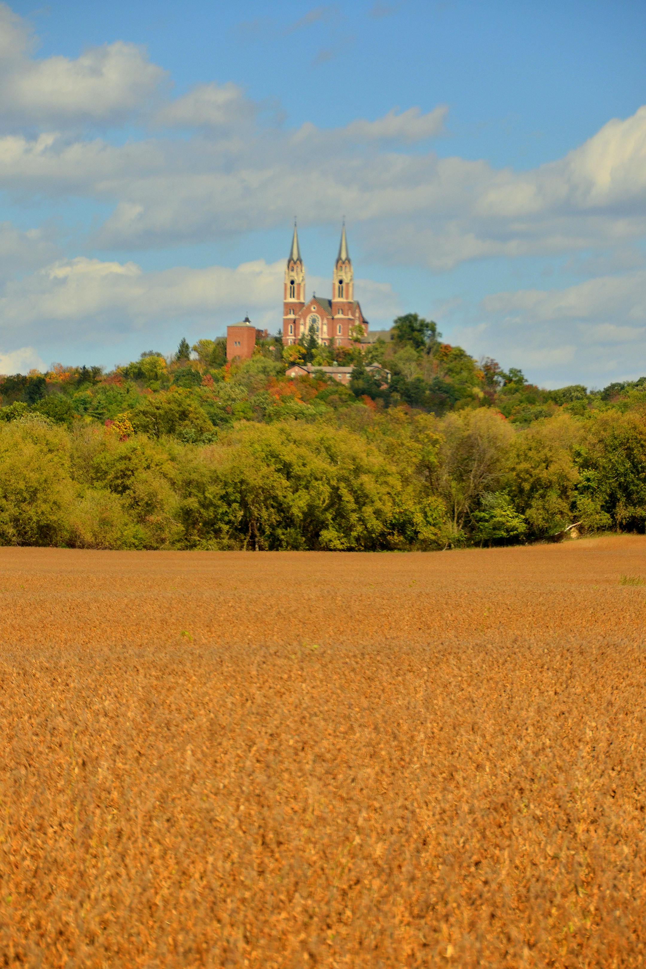 Holy Hill, site of the Basilica of the National Shrine of Mary, is a kame, formed by deposits when the glaciers melted more than 10,000 years ago.