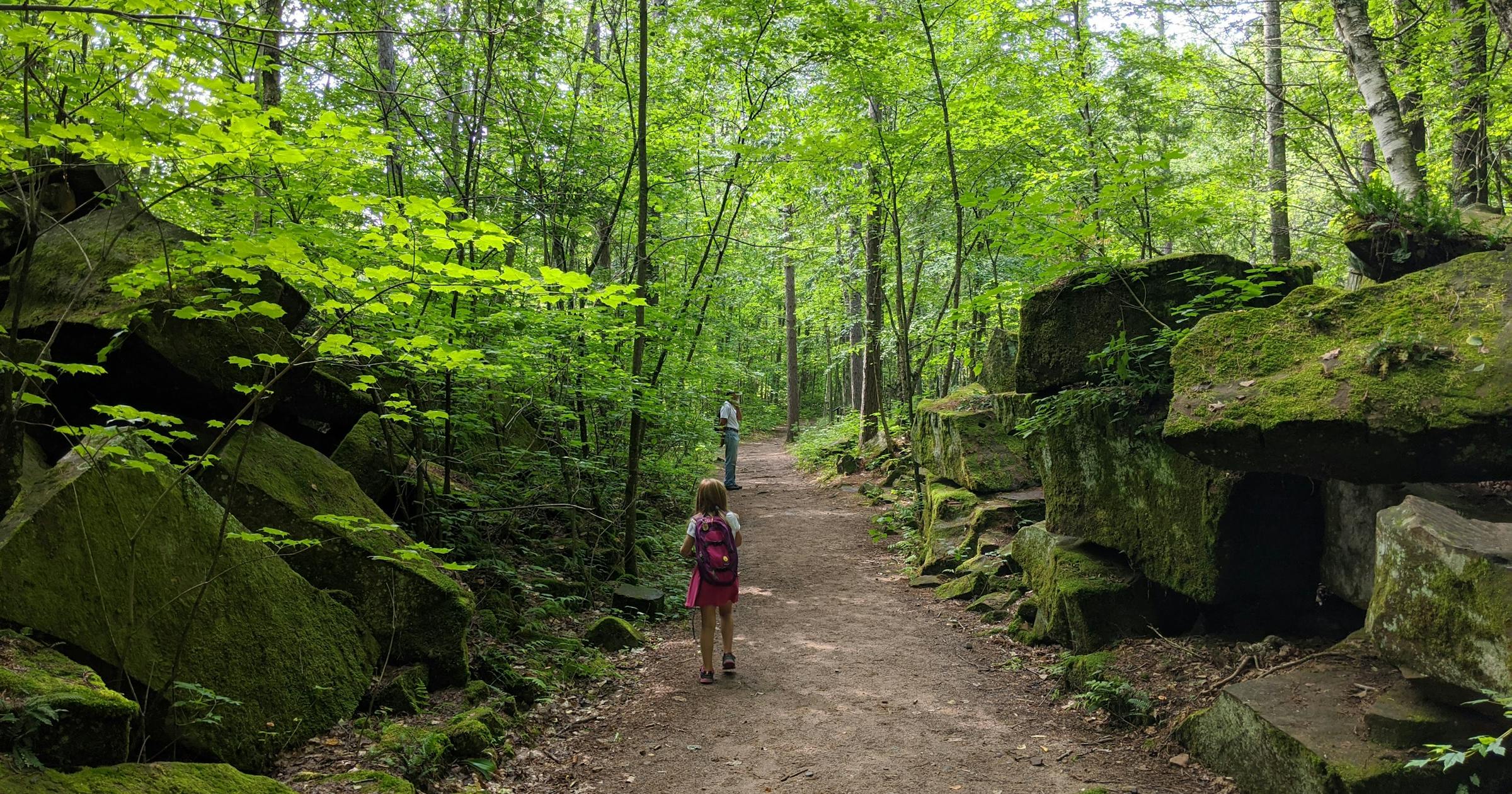 What's the history of the old quarries in Sandstone, MN?