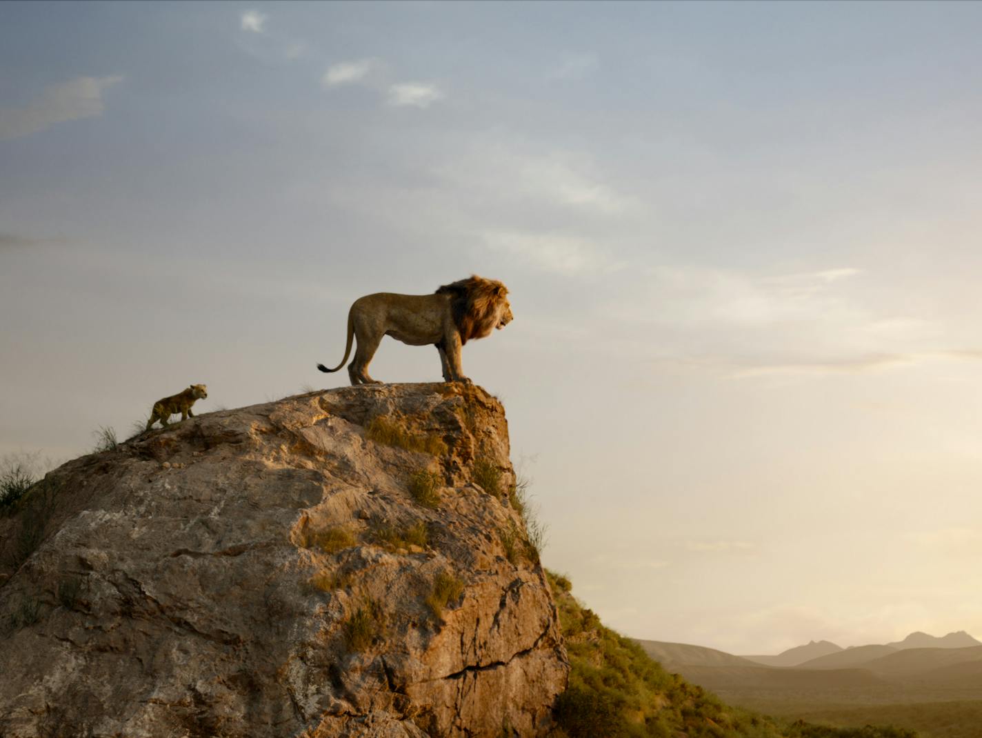 THE LION KING - Featuring the voices of JD McCrary as Young Simba, and James Earl Jones as Mufasa, Disney&#x2019;s &#x201c;The Lion King&#x201d; is directed by Jon Favreau. In theaters July 19, 2019. &#xa9; 2019 Disney Enterprises, Inc. All Rights Reserved.